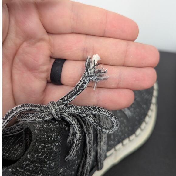 Brandblack Knit Mid Sneakers Vibram Sole Gray Speckle Men’s 7 (Frayed Lace)